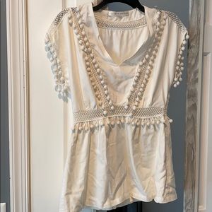 Susana Monico Jasmine Pompom Shirt